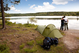Camping+by+Lake