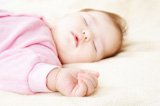 Sleeping+baby+in+pink+clothes