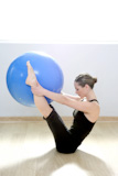 pilates+woman+stability+ball+gym+fitness+yoga+exercises+girl