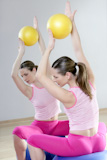 mirror+pilates+gym+woman+stability+ball+sport+gym+fitness+girl