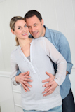 Portrait+of+man+and+pregnant+woman