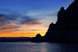 Cape+San+Antonio+Javea+Xabia+sunset+view+from+sea+Mediterranean+backlight+Alicante+Spain