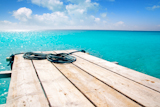 Formentera+beach+wood+pier+turquoise+balearic+Mediterranean+paradise+sea