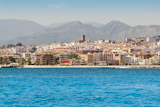 Alicante+Javea+village+view+from+mediterranean+sea+Spain+white+coast