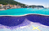 Andratx+port+in+Majorca+Balearic+island+from+mosaic+tiles+bench