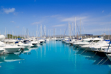 Alcudia+Port+Bonaire+Marina+in+North+Majorca+in+Mallorca+Balearic+island+of+Spain