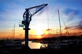 dock+crane+port+sunset+in+Salou+Tarragona+Spain