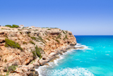 Cala+en+Baster+in+Formentera+mountains+north+coast+Spain