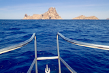 boat+bow+in+Es+Vedra+of+Ibiza+island+at+Balearic+Islands