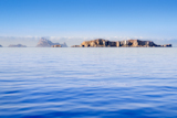 Ibiza+Esparto+island+from+a+boat+view+in+Mediterranean+blue+sea