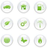 Vector+illustration+of+green+ecology+icon+set