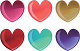 Vector+illustration+of+beautifull+hearts+icon+set.+Ideal+for+Valetine+Cards+decoration.