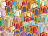 Vector+illustration+of+Colorful+gift+boxs+background