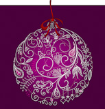 Beautiful+Christmas+ball+illustration.+Christmas+Card