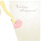 Wedding+Bacground.+Bride+with+bouquet