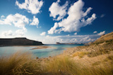summer view of balos beach, crete, greece