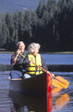 Senior+Couple+Canoeing