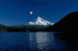 Moon+Over+Mount+Hood+in+Oregon