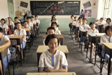 Chinese+Schoolchildren+Sitting+in+Class
