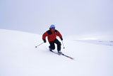 Telemarking+Down+a+Ski+Slope