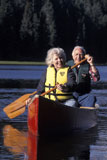 Elderly+Couple+Canoeing