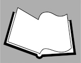 openning book silhouette on gray background, vector illustration