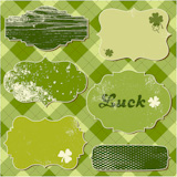 Set of vector frames. St patrick's Day theme.