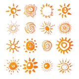 sun icons set