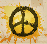 illustration of peace sign