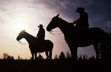Cowboys+at+Sunset