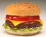 Beefburger+With+Cheese+And+Tomato