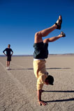 man+doing+the+handstand