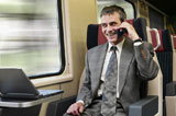 Businessman+on+train
