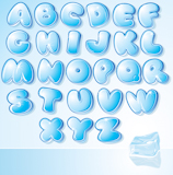 Funny+Cartoon+shine+icy+font+-+letter+from+A+to+Z%2C+Vector+Clip+Art+for+Your+Christmas+Design+or+Text