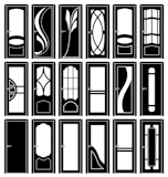 Vector+front%2C+interior%2C+cabinet+and+office+doors+silhouettes%2C+vector+clip+art+of+decor+detail