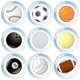 Colorful+Sport+balls+buttons+-+vector+icon+set+for+leisure+game+design