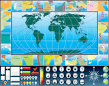 Business+World+Map+Kit.+Multitude+Vector+Pictograms+and+Icons