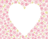 rose and heart background