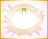 bridal frame pink
