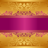 abstract background frame gold