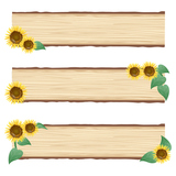 sunflower wood panel