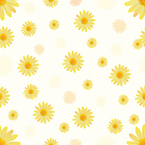 white daisies pattern