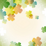 abstract background with clover