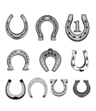 Set+of+horseshoes+elements+for+design+lucky+concepts