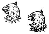 Heraldic+eagle+head+on+two+variations+for+medieval+concept+design