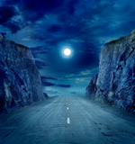Moon+road
