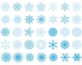 Collection+of+vector+snowflakes+in+different+shape
