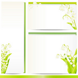 Lily of the valley card set