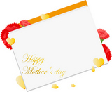 Mothers Day Carnation card