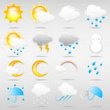 ŷ󥻥å Weather Vector Icon Set
